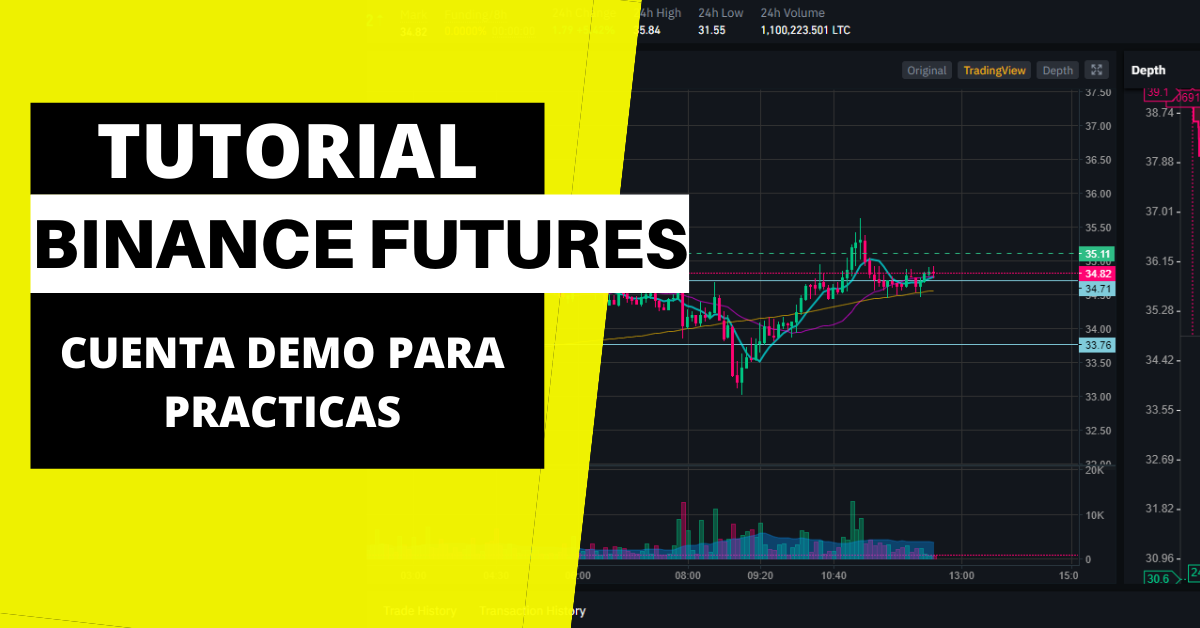 Cuenta demo para futuros de criptomonedas Binance